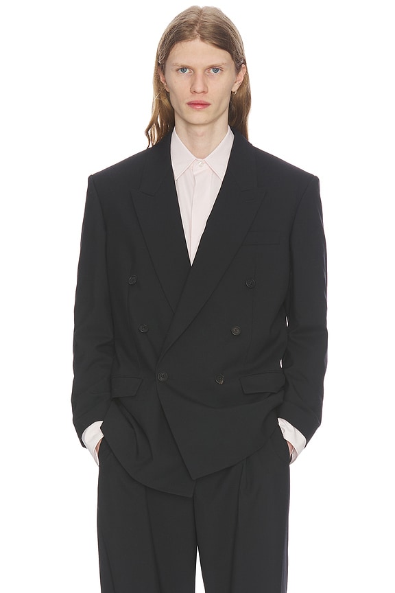The Row Eligio Jacket in Black | FWRD