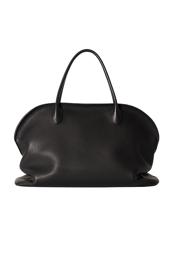 The Row Marlo Top Handle Bag in Midnight Ans | FWRD