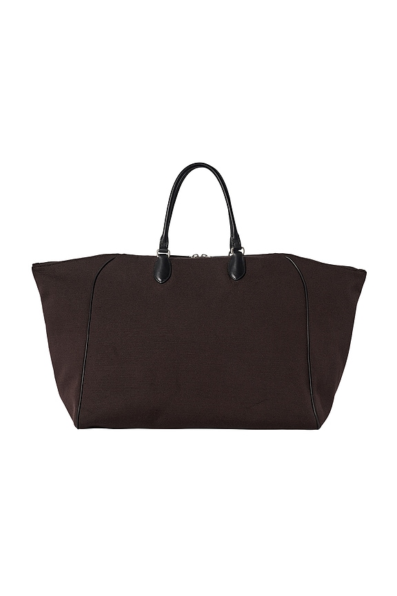 The Row Marlo Top Handle Bag in Midnight Ans | FWRD