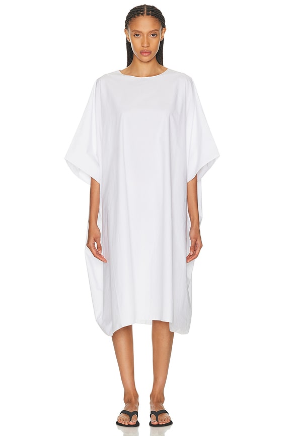 staud swells midi dress Staud Women's Swells Puff Sleeve Midi Dress In Wild Orchid