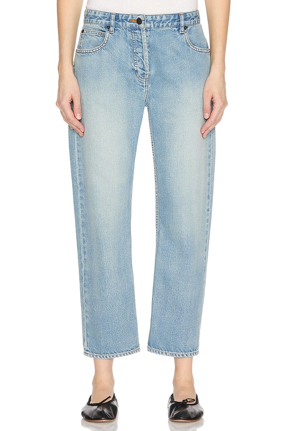 THE ATTICO Cargo Pant in Sky Blue | FWRD THE ATTICO Cargo Pant in Sky Blue | FWRD