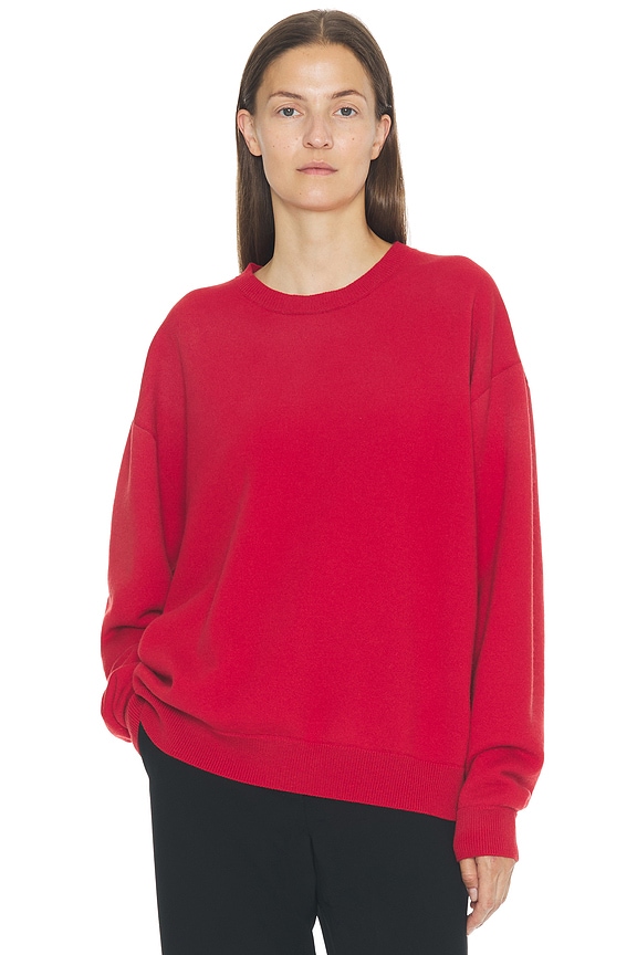 Acne Studios Hoodie in Cherry Red | FWRD