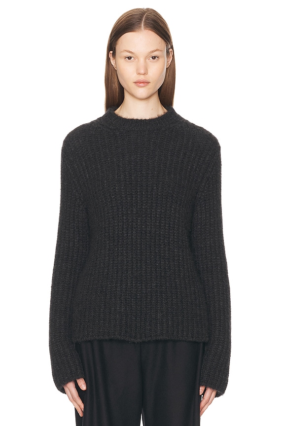 The Row Mauino Cardigan in Charcoal Melange | FWRD