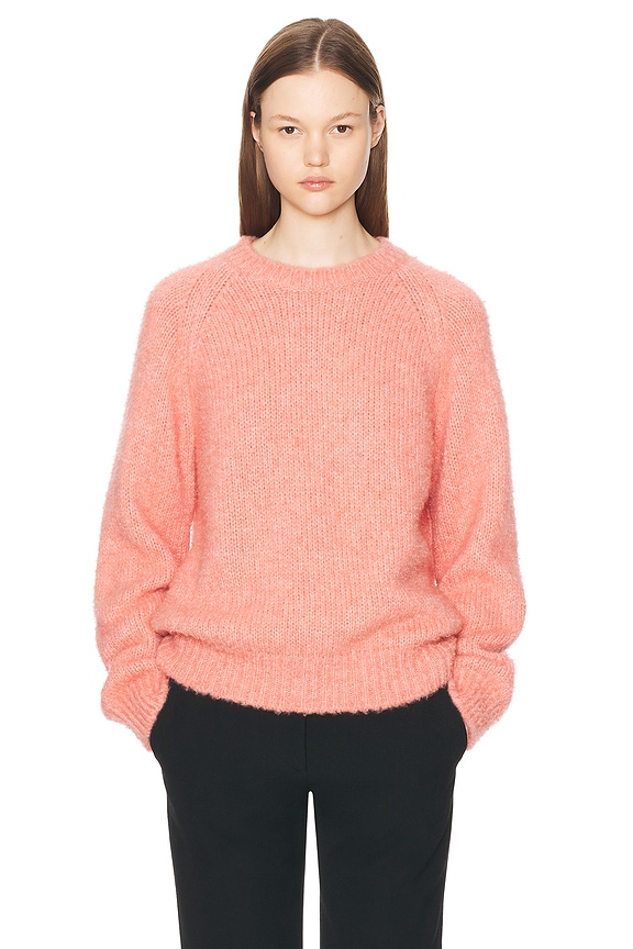 Givenchy Bicolor crewneck Sweater With Front 4G in Golden
