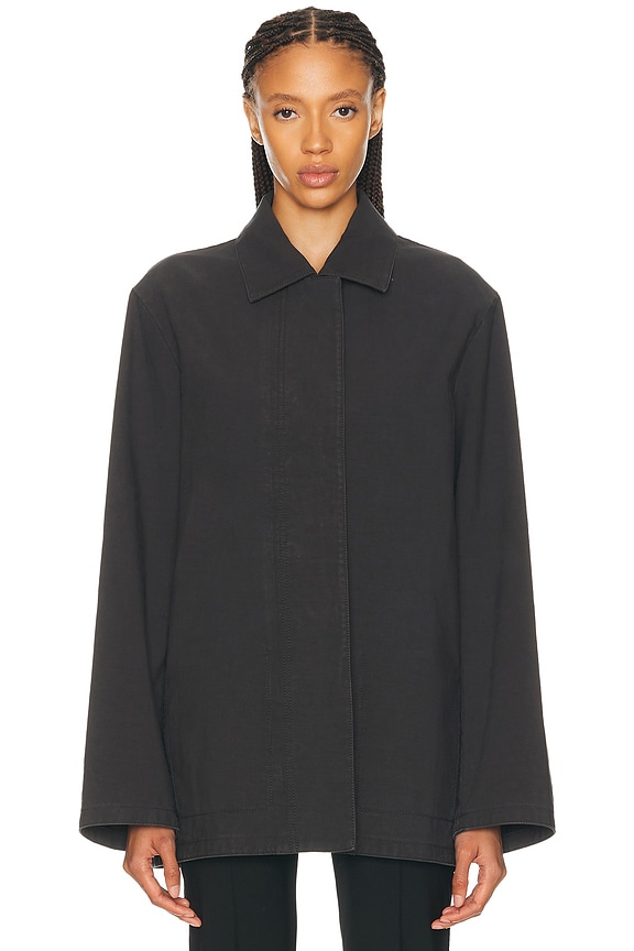 Miu Miu League Jacket in Nero | FWRD