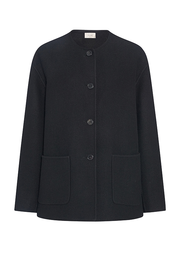 The Row Polli Jacket in Dark Chocolate | FWRD