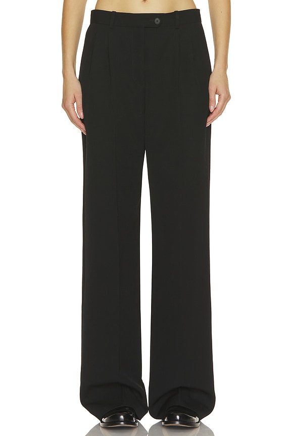 Enza Costa Twill Everywhere Pant in Black | FWRD