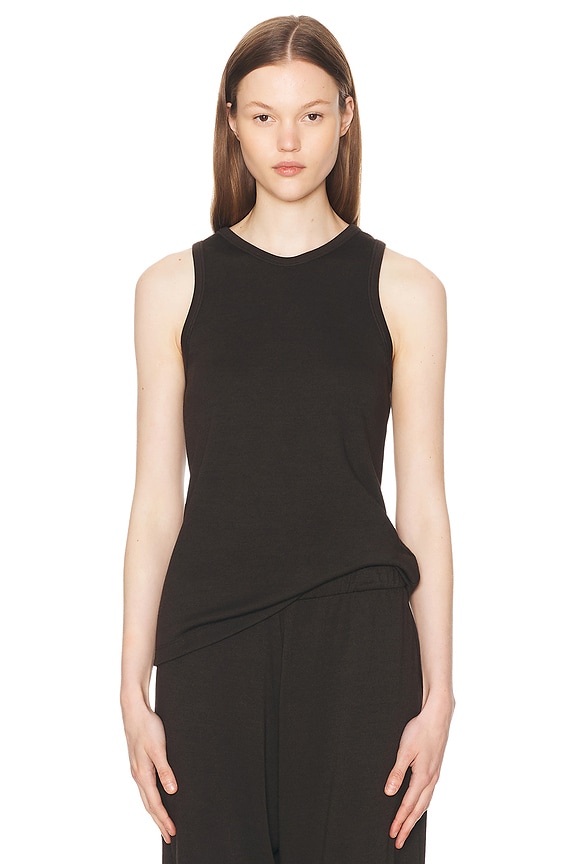 The Row Hau Top in Black | FWRD The Row Hau Top in Black | FWRD