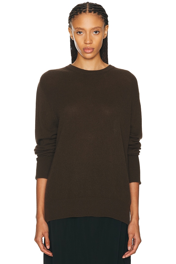 The Row Ovida Cardigan in Chestnut Brown | FWRD