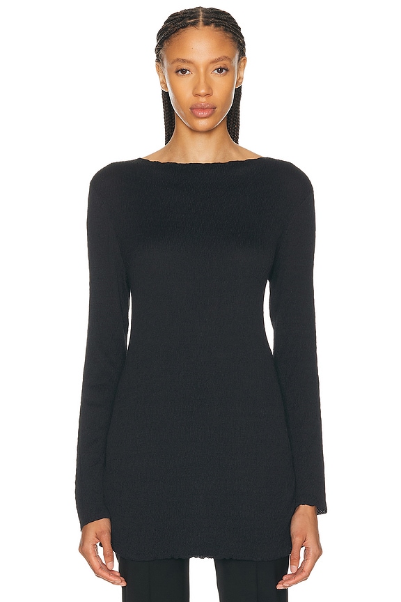 The Row Kathy Top in Faded Black | FWRD