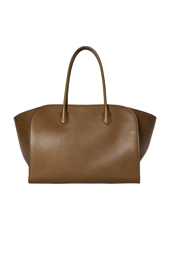 The Row Soft Margaux 10 Bag in Black | FWRD