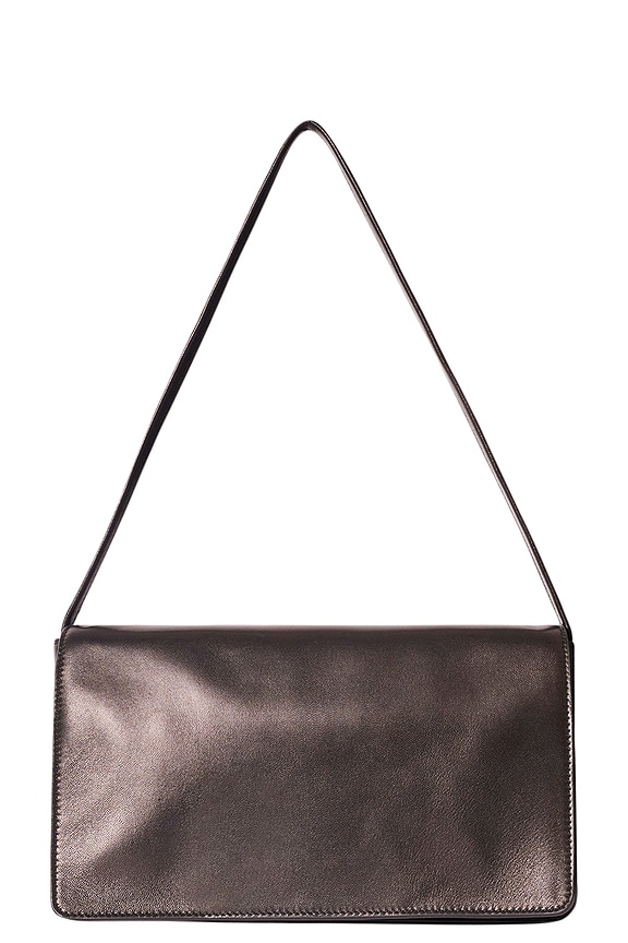 Bottega Veneta Card Case On Chain with Accessory in Black & Gold