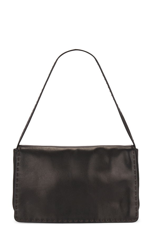 The Row Half Moon Bag in Stone Shg | FWRD