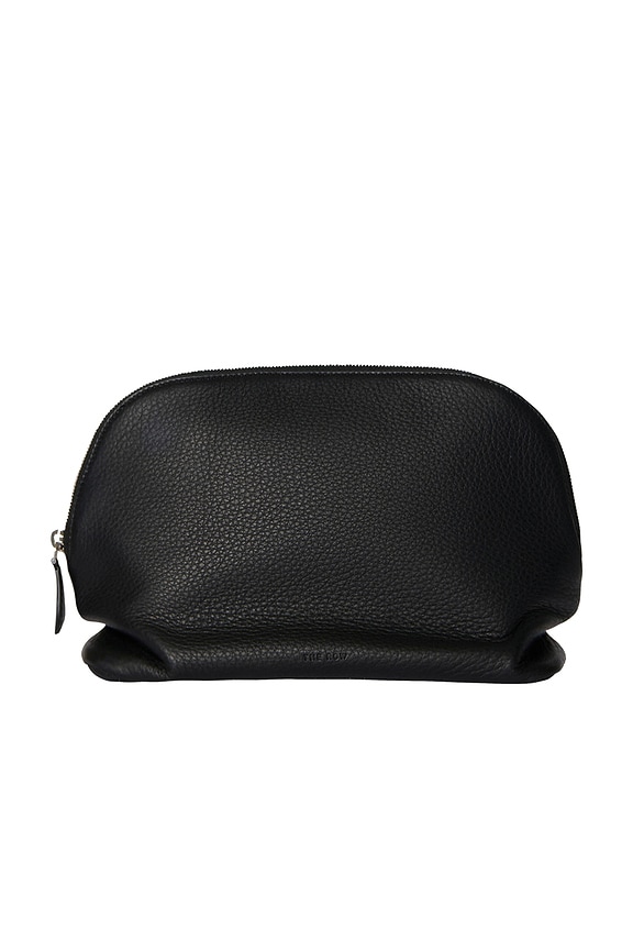 The Row EW Circle Pouch in Black ANG | FWRD