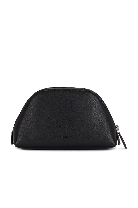 The Row EW Circle Pouch in Black ANG | FWRD