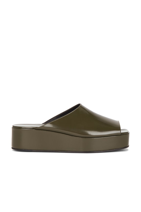 【関税&送料込】The Row Black Emi Flatform Sandals The Row: Black Emi Flatform Sandals | SSENSE