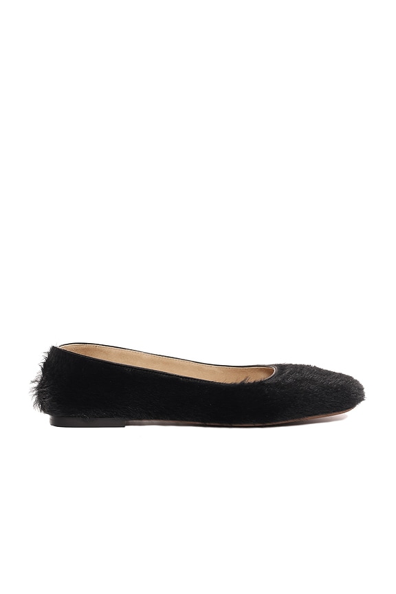 The Row Stella Slipper in Black | FWRD