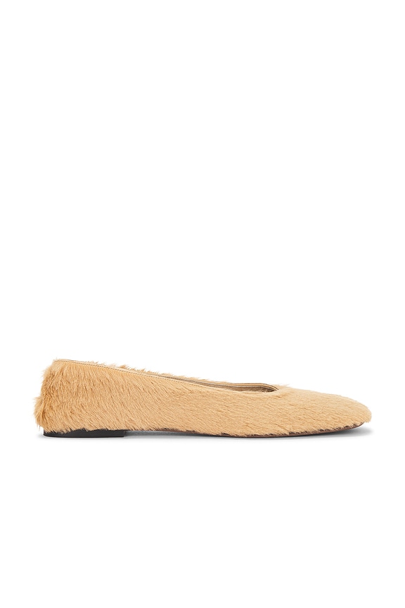 The Row Python Stella Slipper in Nougat | FWRD