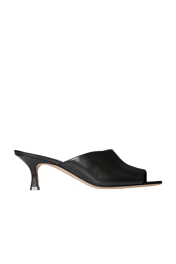 The Row Ella Kitten Slingback Sandal in Navy | FWRD