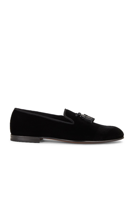 the row セーラーシューズ The Row Sailor Loafer in Black | FWRD