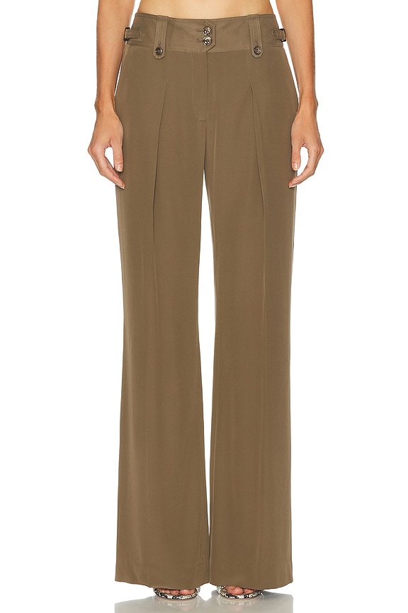 The Row Alfidis Pant in Taupe | FWRD