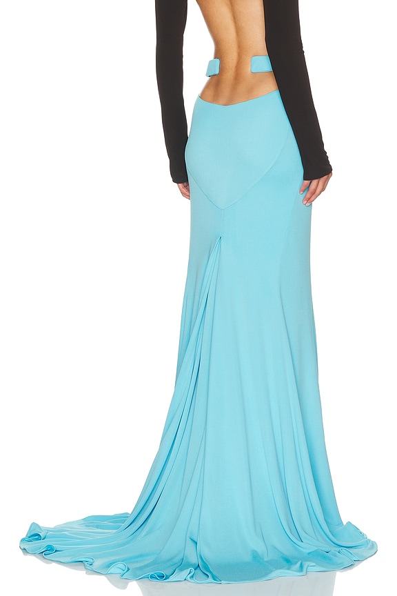 TOM FORD Asymmetric Backless Evening Dress in Black