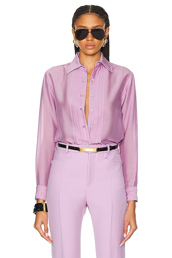 Isabel Marant Etoile Plalia Top in Lilac | FWRD