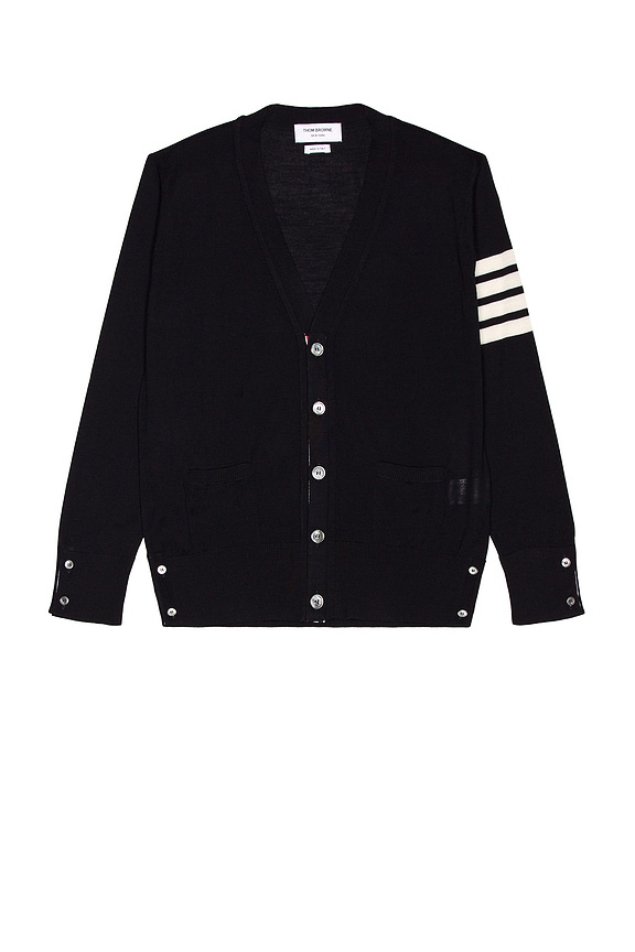 COMME des GARCONS PLAY Invader Cardigan in Black | FWRD