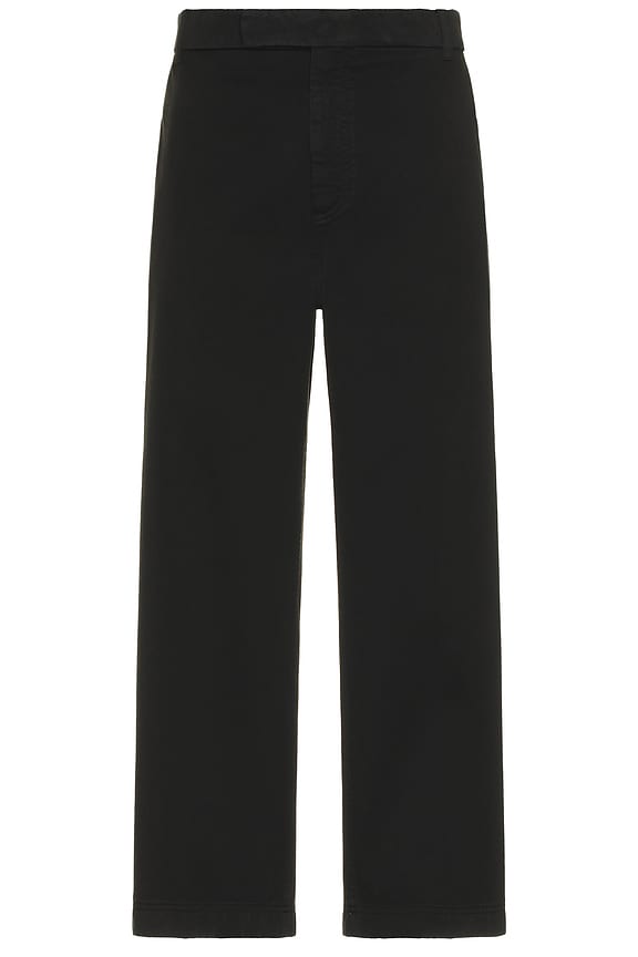WACKO MARIA Double Pleated Chino Trousers in Black | FWRD