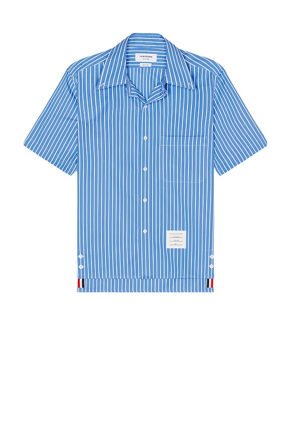 国内発送■CHARLES JEFFREY LOVERBOY■HAWAIIAN SHIRT KNIT Charles Jeffrey Loverboy - Hawaiian Shirt With Knit Patch