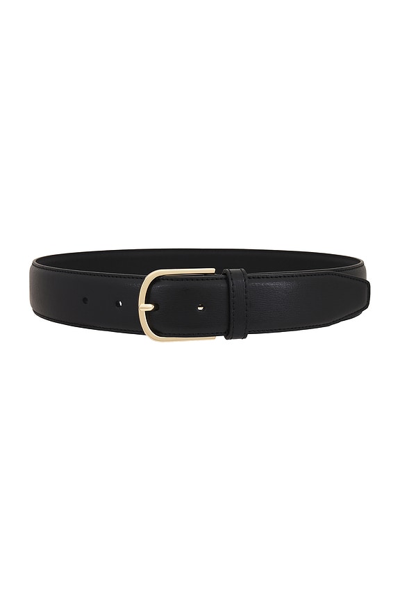 The Row Classic Belt in Black PLD in Black ANS | FWRD