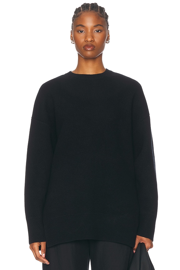 Raf Simons Oversized Sweater in Black | FWRD Raf Simons Oversized Sweater in Black | FWRD
