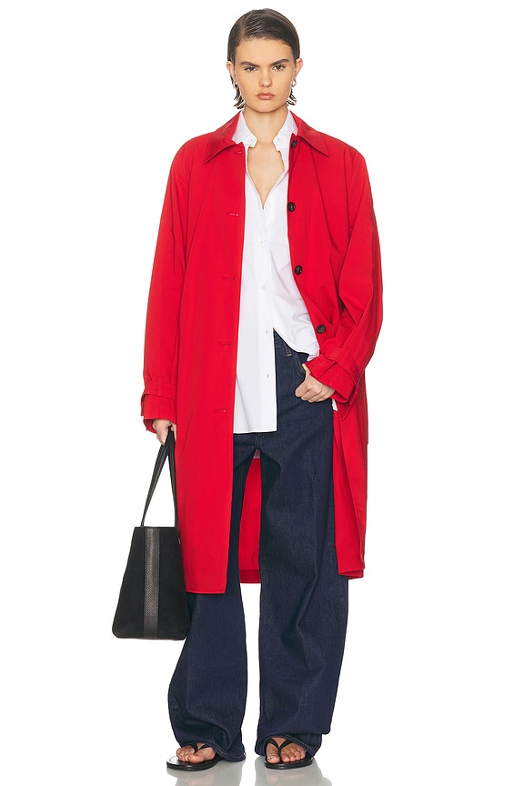 Stella McCartney Teddy Coat in Red | FWRD