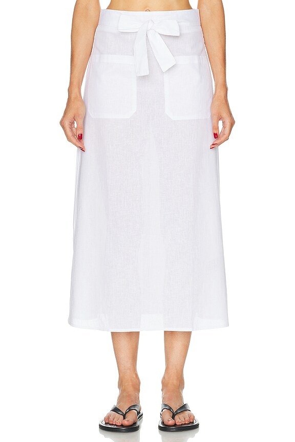 The Row Irene Skirt in Glacier | FWRD