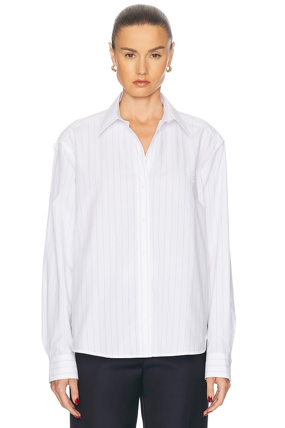 THE MANNEI Bilbao Shirt in Beige | FWRD THE MANNEI Bilbao Shirt in Beige | FWRD