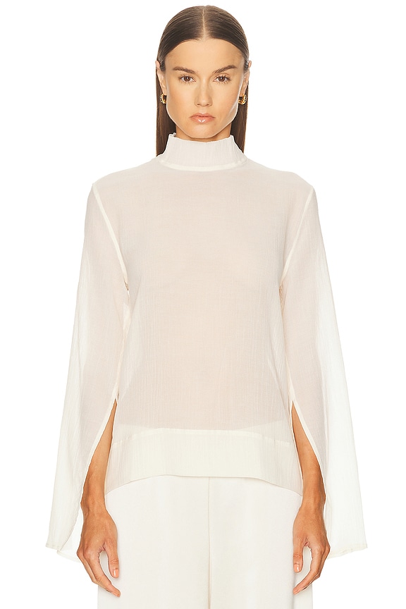 新品 ISABEL MARANT ETOILE JASSIE TOP ブラウス Isabel Marant Etoile Jassie Top in White | FWRD