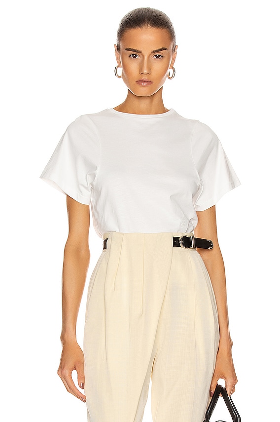 The Row Ashton Top in Off White | FWRD The Row Ashton Top in Off White | FWRD
