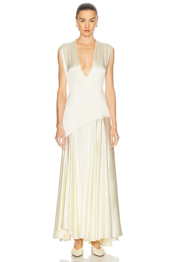 JACQUEMUS La Robe Norma in White | FWRD