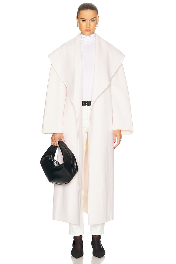 JACQUEMUS Le Manteau Caruso in Off White | FWRD