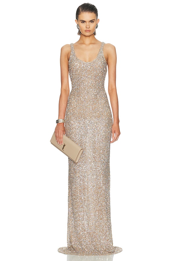 cult gaia tyra crochet dress Cult Gaia Tyra Crochet Cutout Maxi Dress Sheer Off White Small NWT