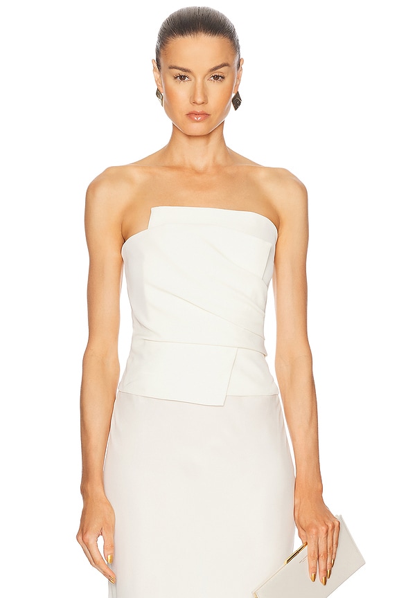 Toteme Moulage Tube Top in Off-White | FWRD