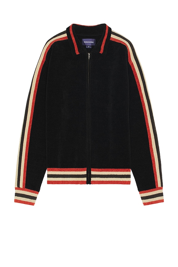 Raf Simons Oversized Boiled Knit Sweater in Black | FWRD