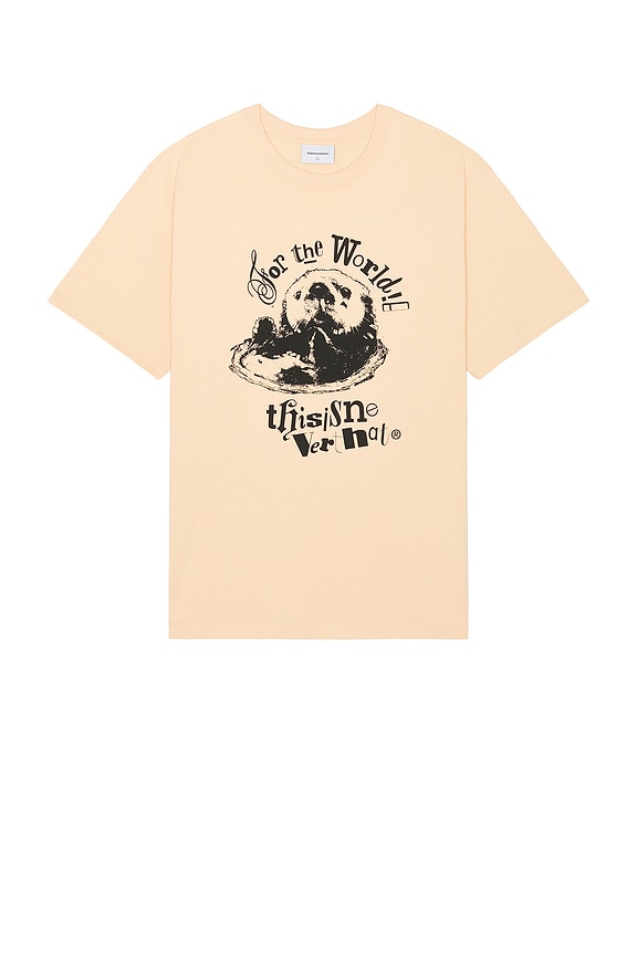 ■MARNI■ Slogan Print Short Sleeve T-Shirt Cassis HUMU0284X Marni Short Sleeve T-Shirt - Cassis | Garmentory