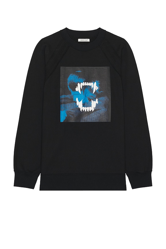 WACKO MARIA Keith Haring Crew Neck Sweater Type-1 in Black