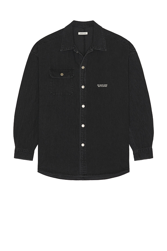 トップス Raf simons straight fit denim shirt Raf Simons - Straight Fit Denim Shirt | HBX