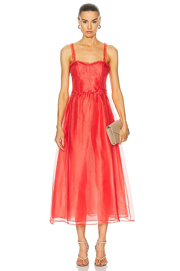 【関税送料込み】Johanna Ortiz Ankle Dress Sailing Sunset Ankle Dress - Resort '25 | Johanna Ortiz