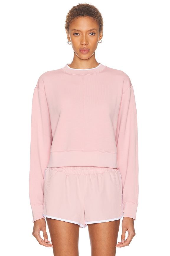 Alexander Wang Puff Paint Logo Sweatshirt in Pink Glo | FWRD