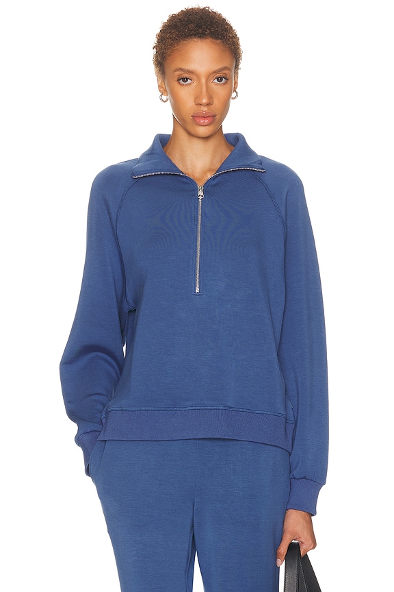 NILI LOTAN Janie Hoodie in Vintage Blue | FWRD