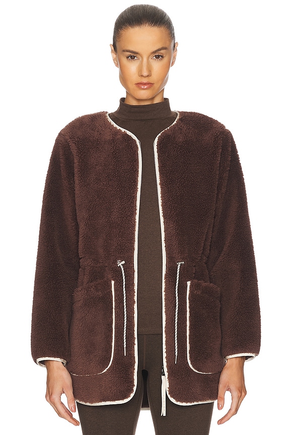 ジャケット Toteme Felted wool jacket Brown Felted wool-blend jacket in brown - Toteme | Mytheresa