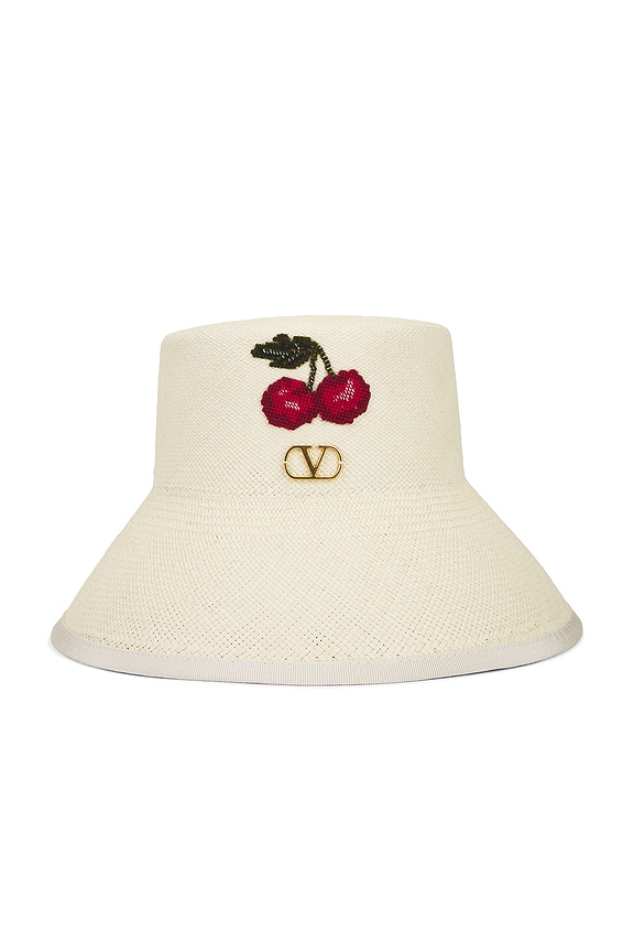 【Valentino】ANTIBES BUCKET HAT◆6W2HGA40SRU NATURMULT Valentino ANTIBES BUCKET HAT (6W2HGA40SRU) – LOZURI®